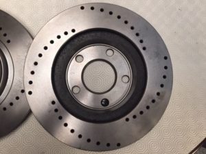 AUDI A4 B5 B6 Cross Drilled Front Brake Discs. 280mm diameter - Image 4